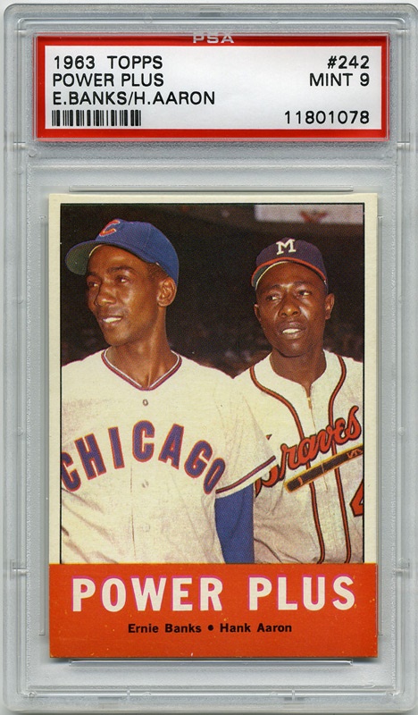 Baseball and Trading Cards - 1963 Topps #242 Power Plus PSA 9