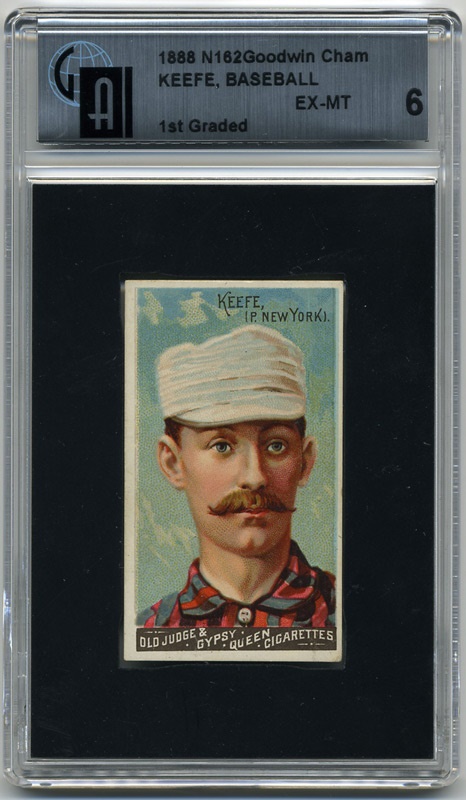 Baseball and Trading Cards - 1888 N162 Goodwins Champs Tim Keefe GAI 6