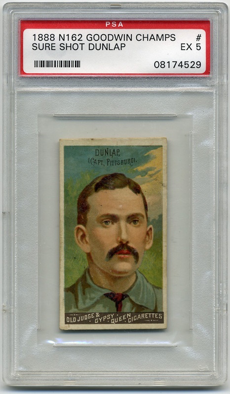 Baseball and Trading Cards - 1888 N162 Goodwin Champs Fred Dunlap PSA 5