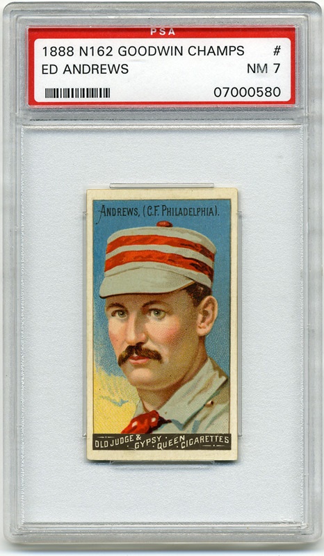 Baseball and Trading Cards - 1888 N162 Goodwin Champs Ed Andrews PSA 7