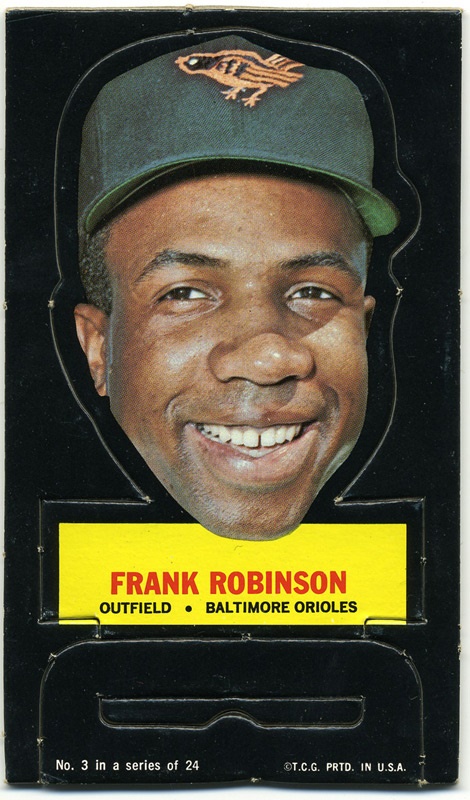 Baseball and Trading Cards - 1967 Topps Stand Up Frank Robinson