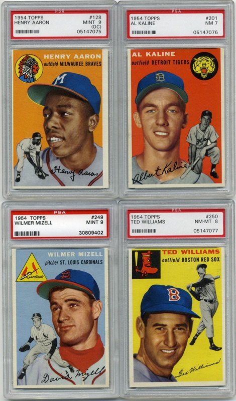 Baseball and Trading Cards - 1954 Topps High Grade Complete Set