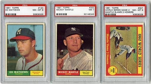 Baseball and Trading Cards - 1961 Topps Baseball Complete Set