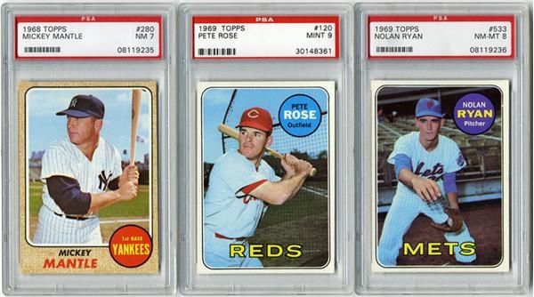 Baseball and Trading Cards - 1968 - 1970 Topps Baseball Complete Sets