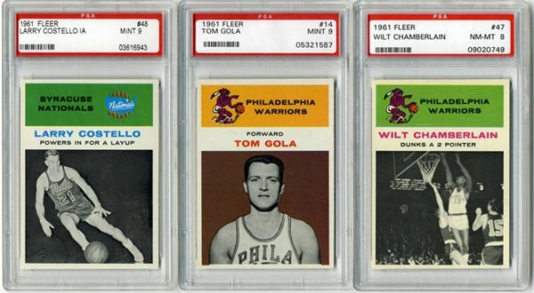 Basketball Cards - 1961 Fleer Basketball High Grade Collection (15)