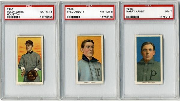 PSA Graded Mid to High Grade T206 Collection (12)
