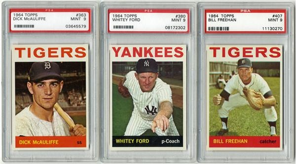 Baseball and Trading Cards - 1964 Topps PSA 9 Collection (22)