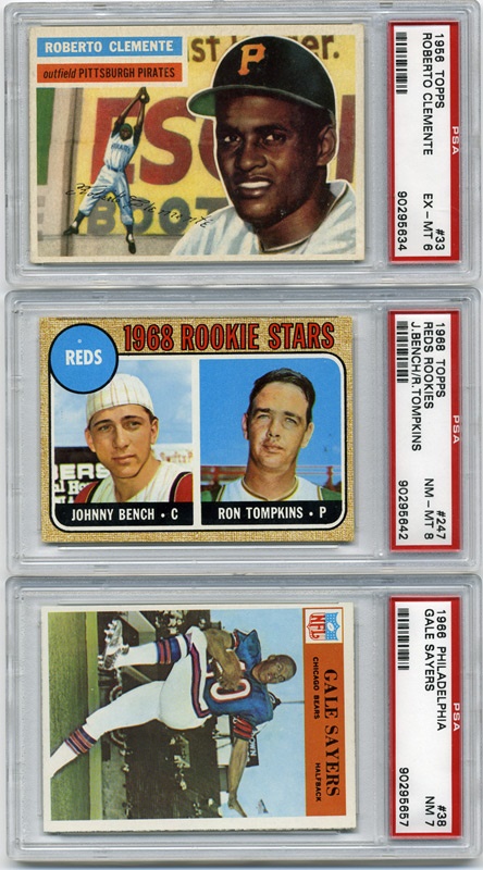 Baseball and Trading Cards - 1950's and '60's PSA Graded Grab Bag Collection (16)