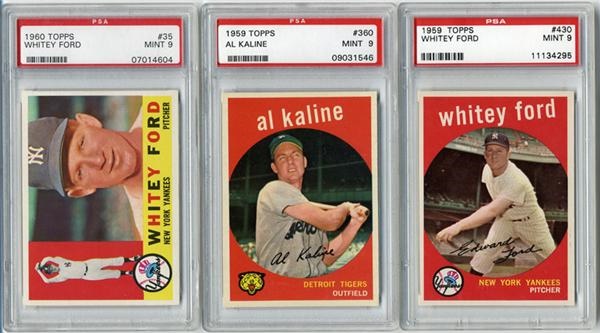 Baseball and Trading Cards - Ultra High Grade PSA Superstar Collection (3)