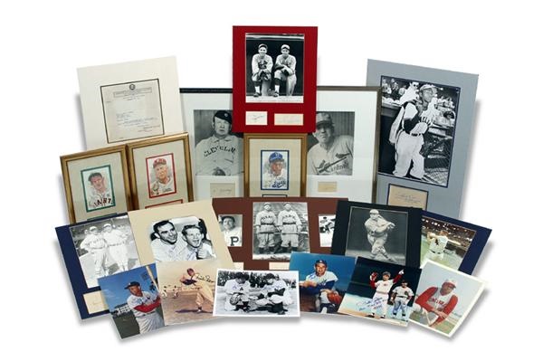 Baseball Autographs - Baseball Hall of Fame Autograph Collection