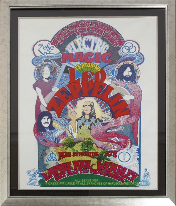 Led Zeppelin - 1971 Led Zeppelin "Electric Magic" Poster