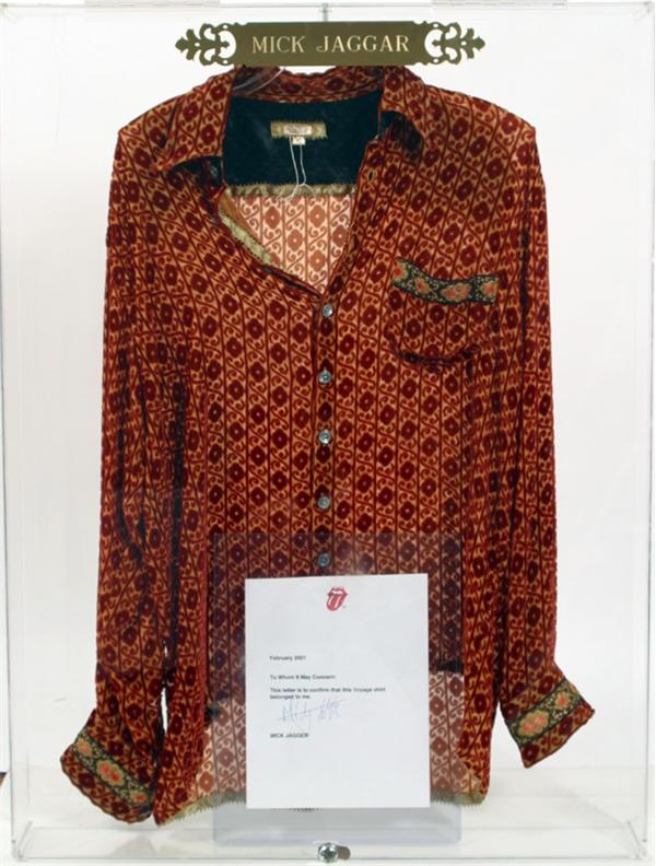 Rolling Stones - Mick Jagger Stage Worn Shirt