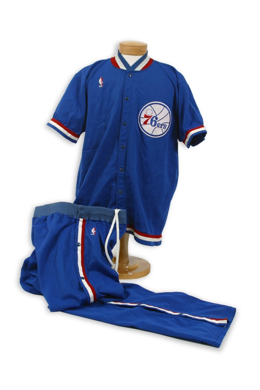 Basketball - 1980's Julius Erving Game Worn Warmup Outfit