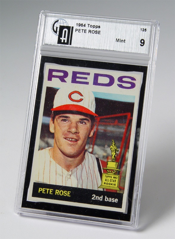 Baseball and Trading Cards - 1964 Topps #125 Pete Rose GAI 9