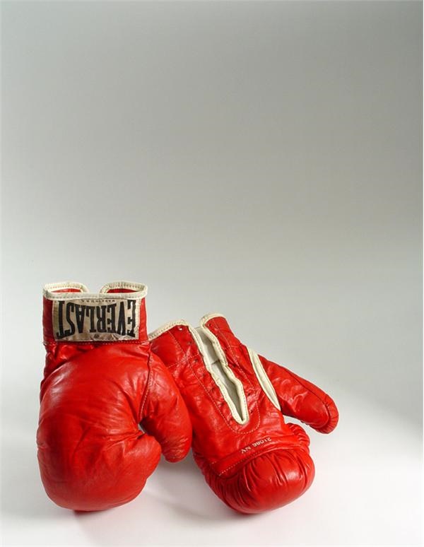 Muhammad Ali & Boxing - Joe Frazier "Thrilla in Manila" Gloves