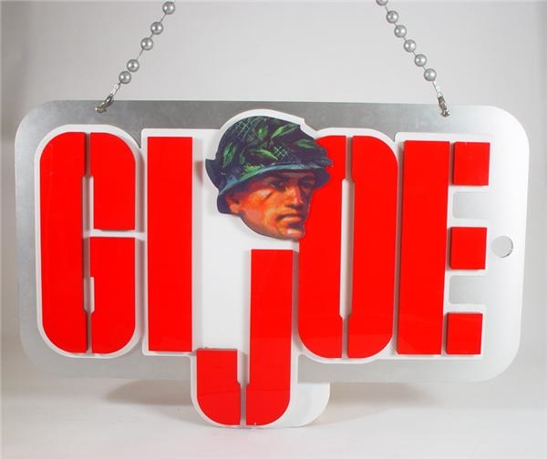 January 2005 Internet Auction - G.I. Joe Giant Store Display Dog Tags from FAO Schwartz (61x40”)