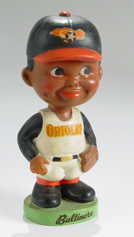 January 2005 Internet Auction - Early 1960's  Black Face Orioles Bobble Head Doll
