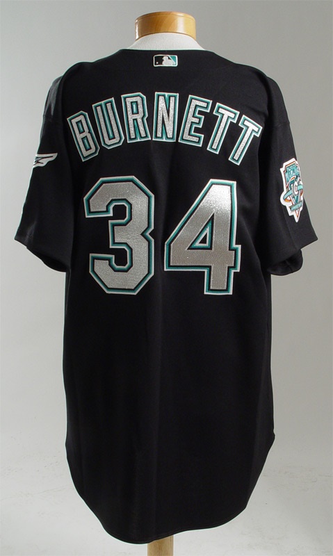 January 2005 Internet Auction - 2002 A.J. Burnett Game Used Jersey