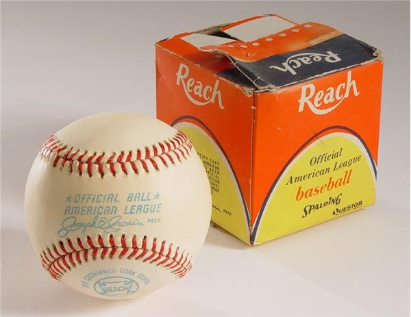 January 2005 Internet Auction - Official "Joe Cronin" American League Baseball