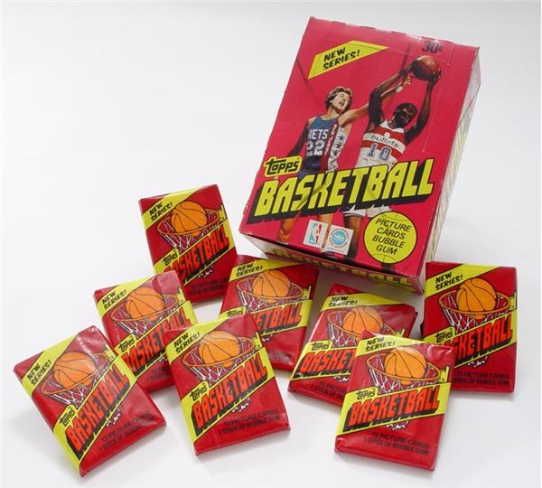 January 2005 Internet Auction - 1981/82 Topps Basketball Wax Box
