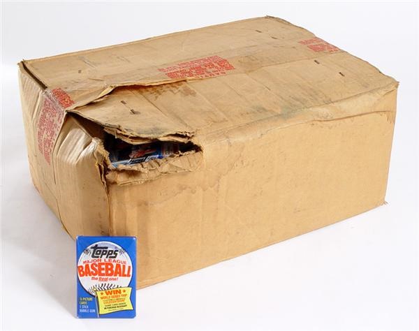 January 2005 Internet Auction - 1983 Topps Baseball Miswrap Bulk Wax Packs Case