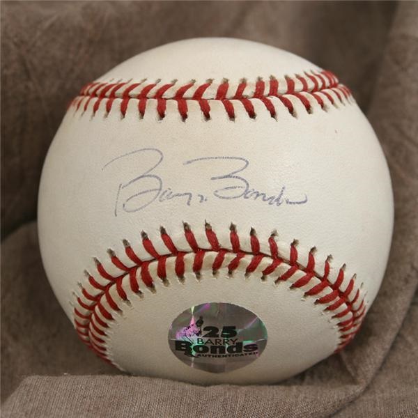 January 2005 Internet Auction - Barry Bonds Single Signed Baseball