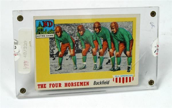 January 2005 Internet Auction - 1955 Topps All American Football : Four Horsemen Trading Card