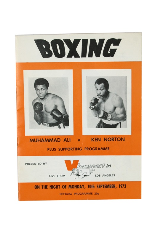 January 2005 Internet Auction - 1973 Ali vs. Norton Program
