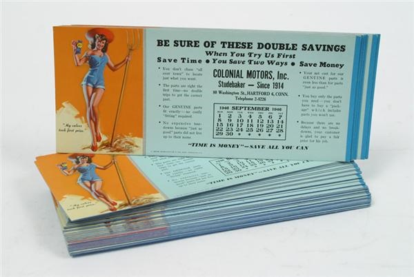 January 2005 Internet Auction - 1946 Vintage Advertising Blotters (39)