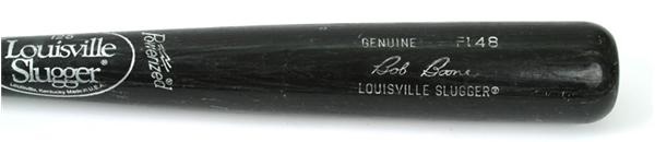 January 2005 Internet Auction - Bob Boone Game Used Bat (34")