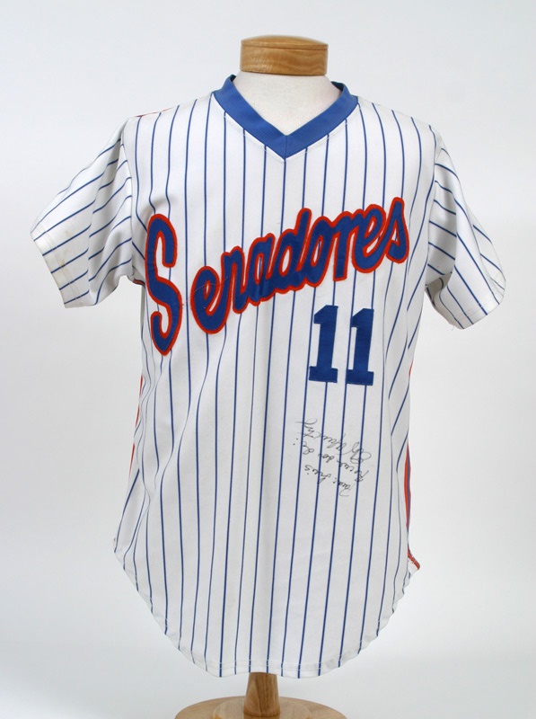 January 2005 Internet Auction - Edgar Martinez Game Used Puerto Rico League Jersey