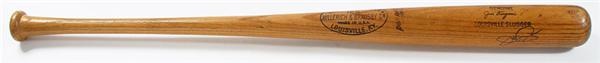 January 2005 Internet Auction - Jim Fregosi Game Used Autographed Bat signed by '68 Yankees (35")
