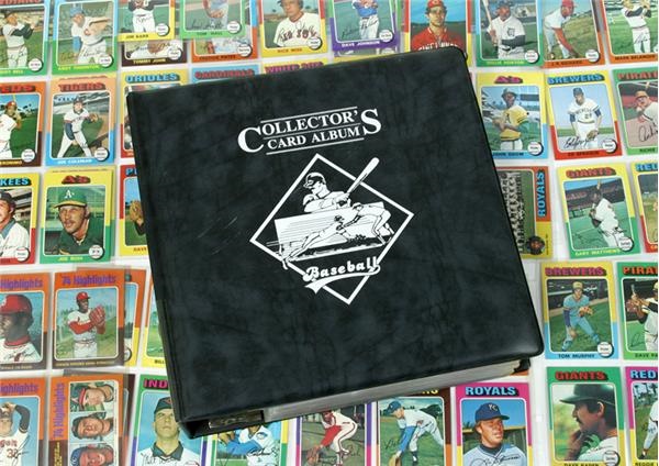 January 2005 Internet Auction - 1975 Complete Topps Baseball Set