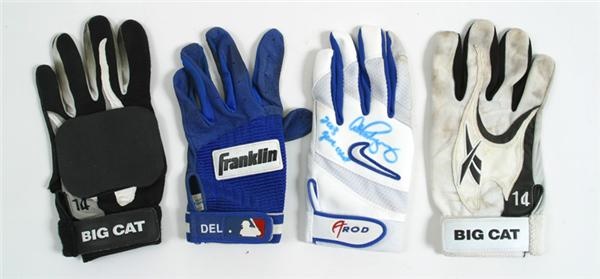 - Baseball All Stars Game Used Batting Gloves (4)