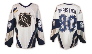 - 1999 NHL All Star Game Jersey Worn By Dmitri Khristich