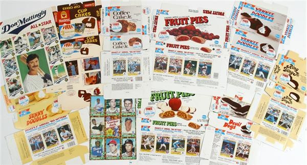 - 1980's Uncut Sheet Lot with Regional Food Issues (10)