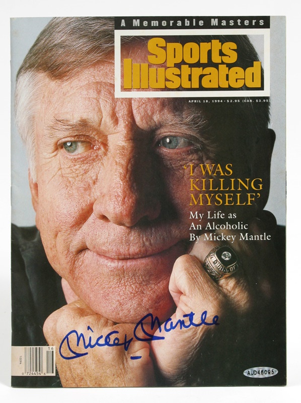 January 2005 Internet Auction - Mickey Mantle Signed Sports Illustrated