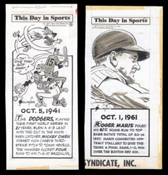 Hake's - 1953 BROOKLYN DODGERS BUM BEAT THEM YANKS WORLD SERIES