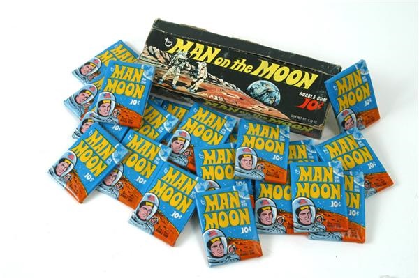 January 2005 Internet Auction - Topps Man On The Moon Trading Card Wax Box 24ct.