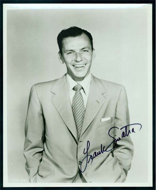 - Frank Sinatra Autographed 8x10"