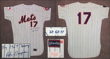 New York Mets - 1969 Rod Gaspar World Series Game Four Worn Jersey