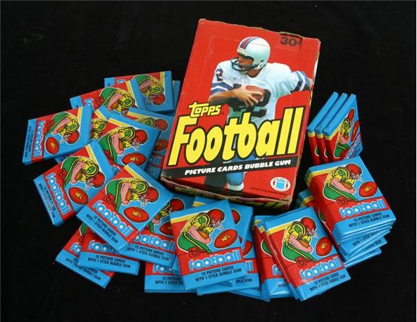 - 1981 Topps Football Wax Box (in 1979 Wax Wrappers)