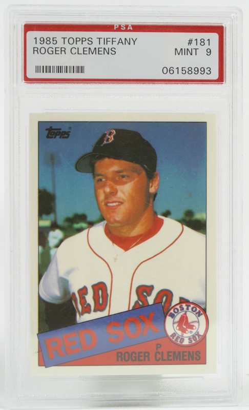 January 2005 Internet Auction - 1985 Topps Tiffany Roger Clemens Rookie Card