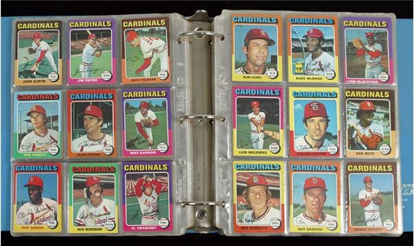 January 2005 Internet Auction - 1975 Topps Baseball Card Set