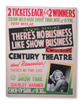 - Marilyn Monroe "There's No Business Like Show Business" Poster (22x28")