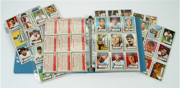 January 2005 Internet Auction - 1952 Topps Reprint Set - MT