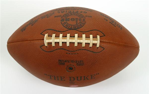 January 2005 Internet Auction - 1960's Game Used Football
