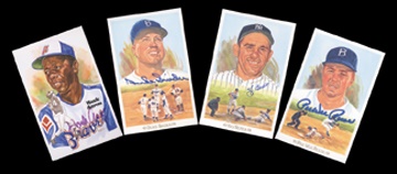 Baseball Autographs - Perez-Steele Signed Postcard Collection (40)