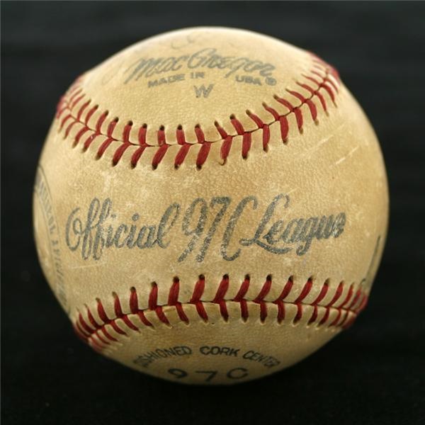 Roberto Clemente Autographed Baseball