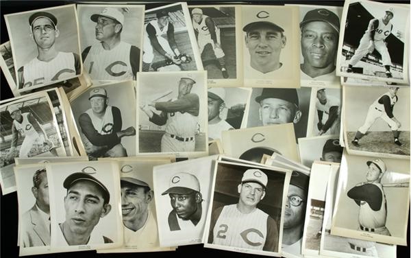 January 2005 Internet Auction - 1950's-60's Cincinnati Reds Press Photos (50+)